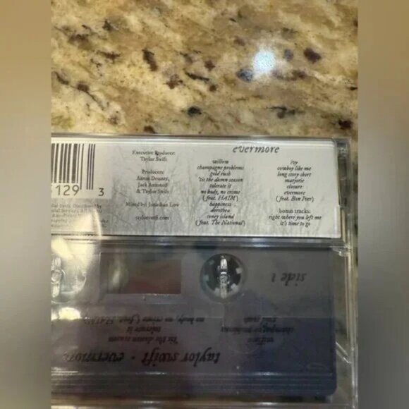NWT AUTHETNIC SEALED TAYLOR SWIFT EVERMORE CASSETTE - Picture 3 of 4